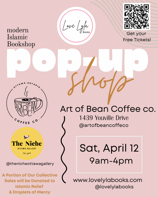 Art of Bean Popup Shop Love Lyla Books Modern Islamic Bookshop Ottawa April 12 The Niche