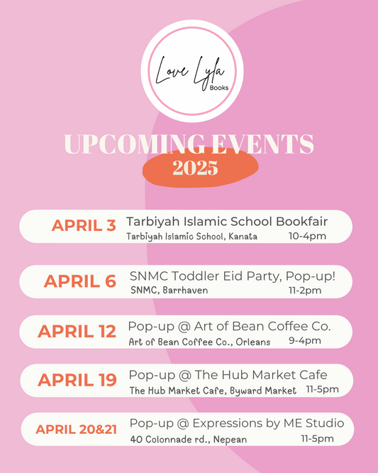 Love Lyla Books  - April Events
