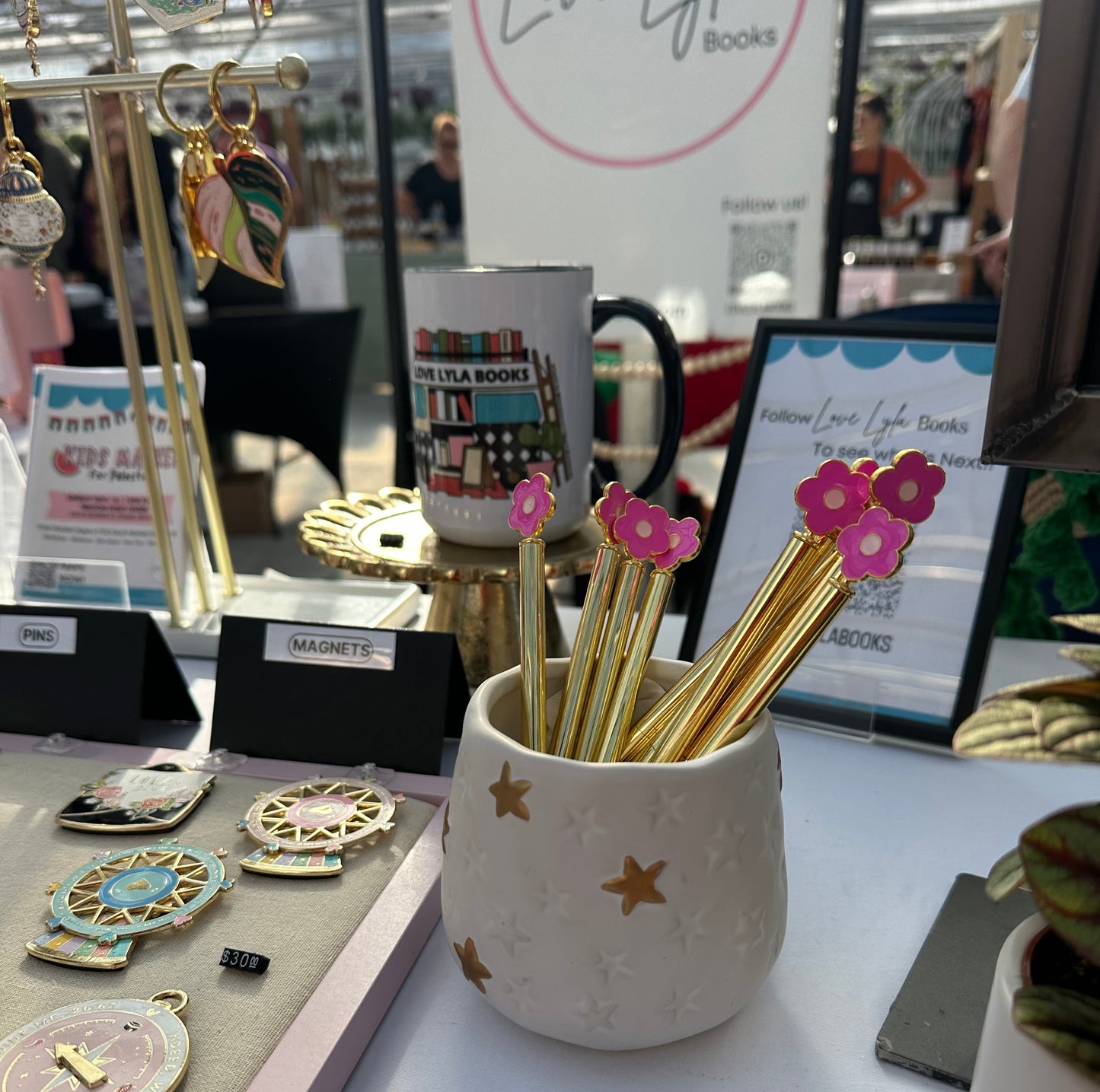 Boho Bloom Ballpoint Pen (Blue Ink)