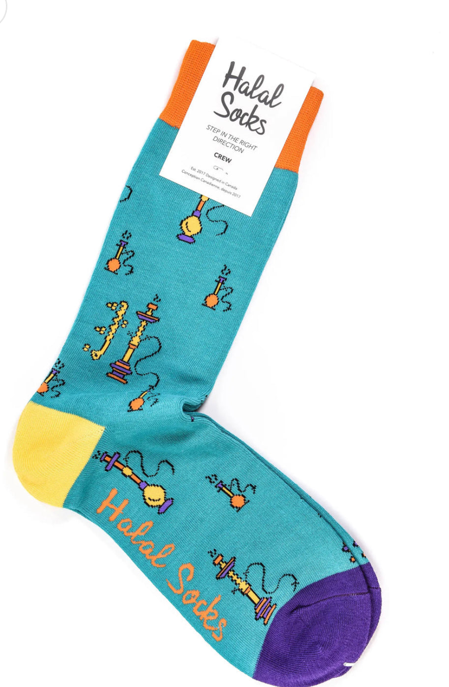 Shisha Adult Crew Socks | Halal Socks