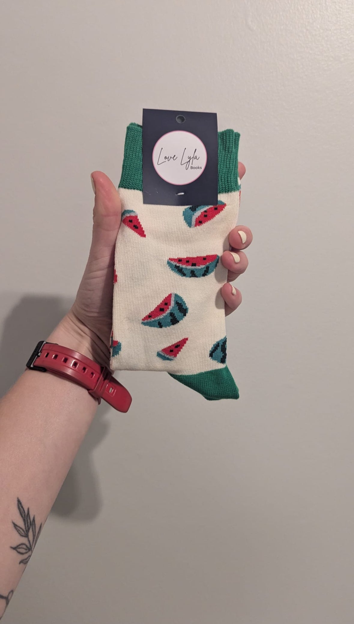 Watermelon Palestine Adult Socks | Pink Lion Socks