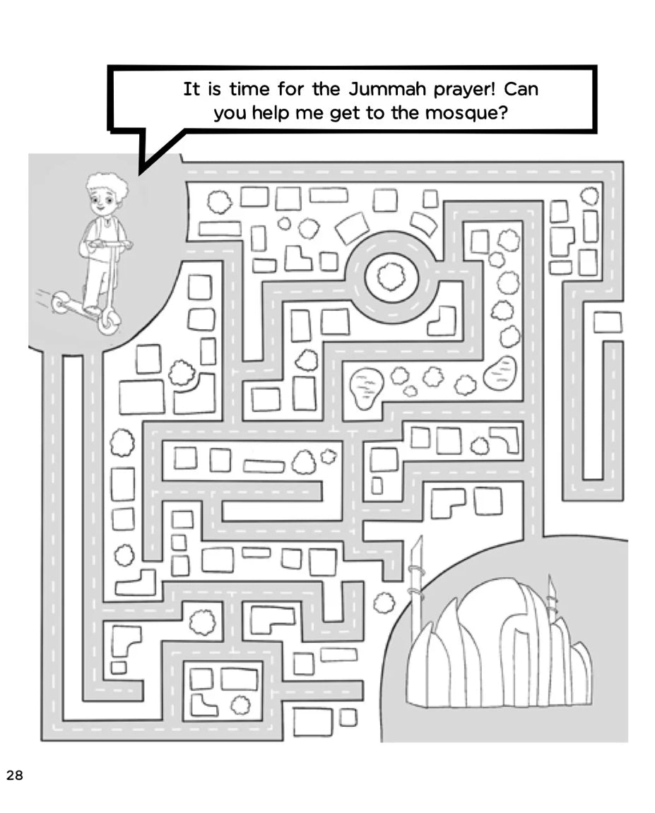 My mosque activity books Islamic Islam colouring coloring love Lyla books