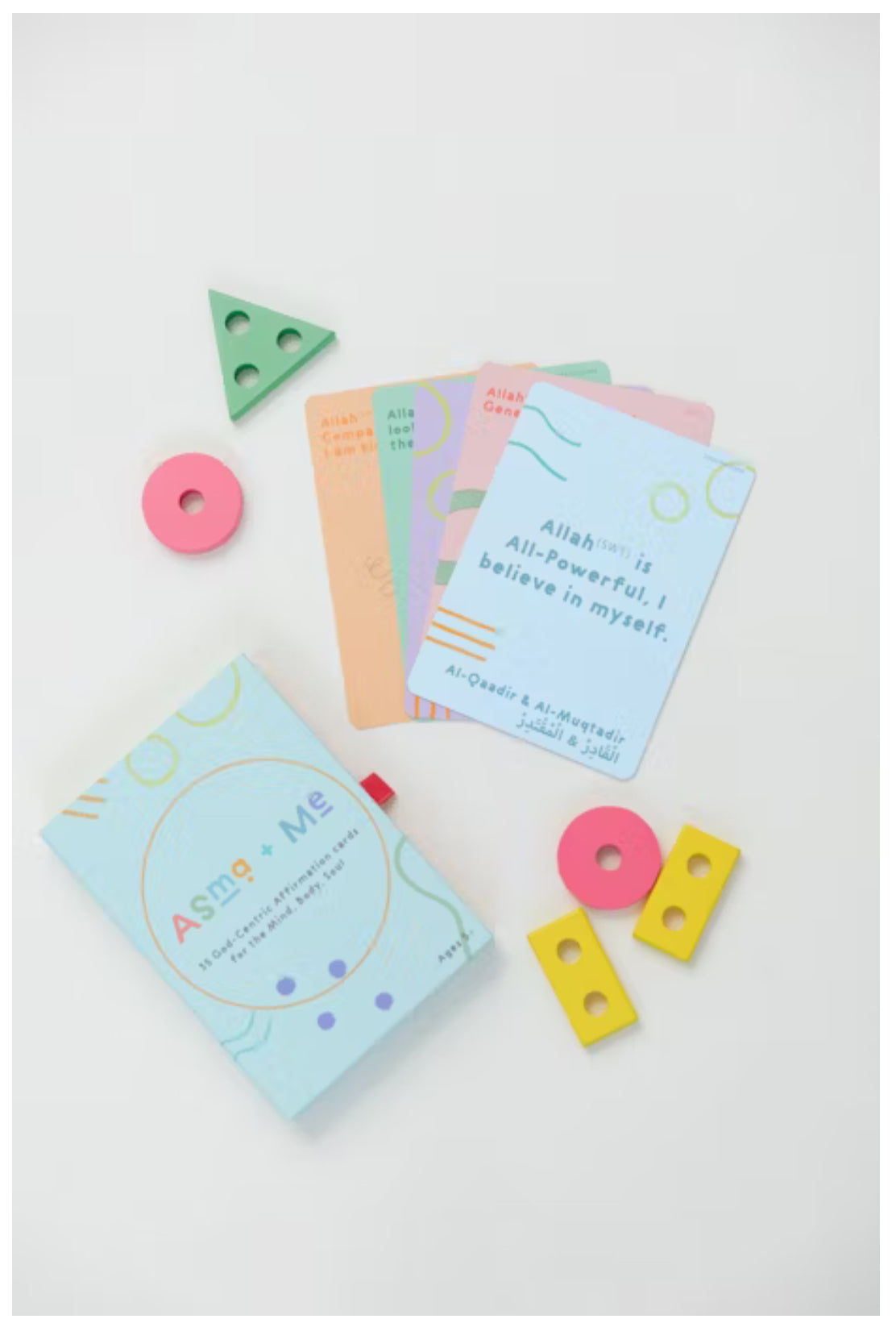 Asma + Me Affirmation Cards | ISLAMIC AFFIRMATION CARDS FOR CHILDREN