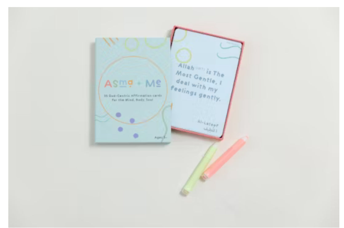 Asma + Me Affirmation Cards | ISLAMIC AFFIRMATION CARDS FOR CHILDREN