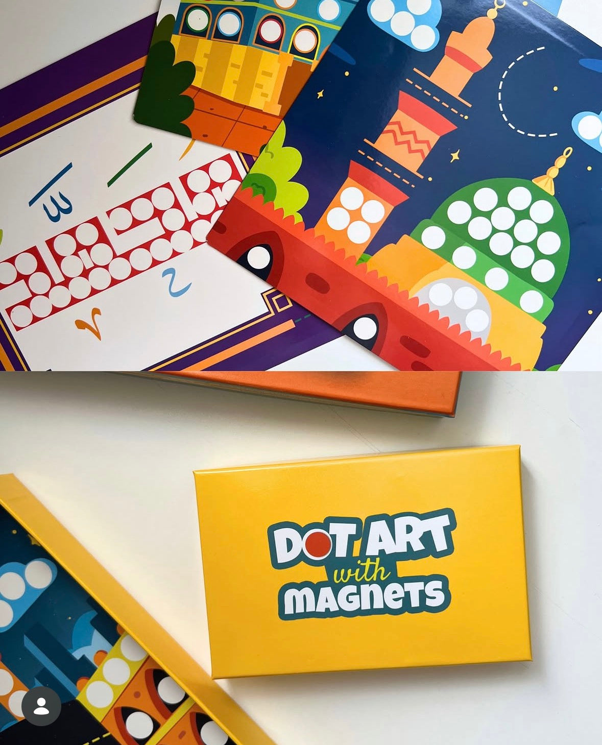 Dot Art with Magnets