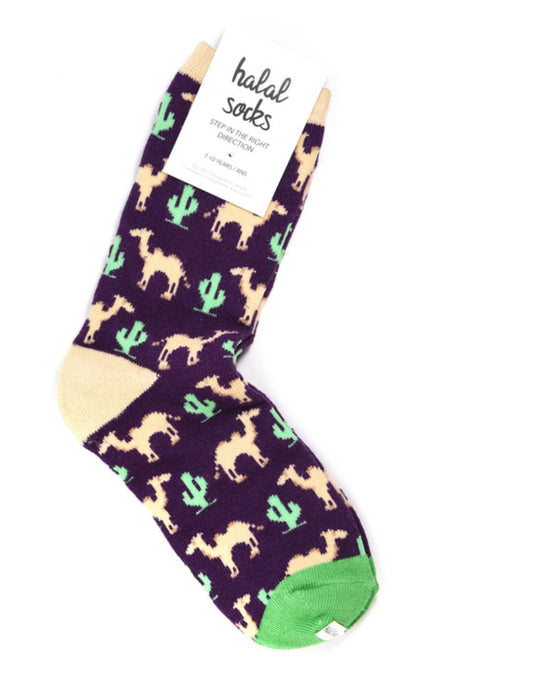 Camels and Cacti Kids Socks | Halal Socks