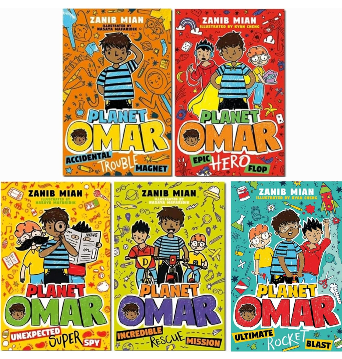 Planet Omar: Book Bundle (Bk. 1-5) | Zanib Mian