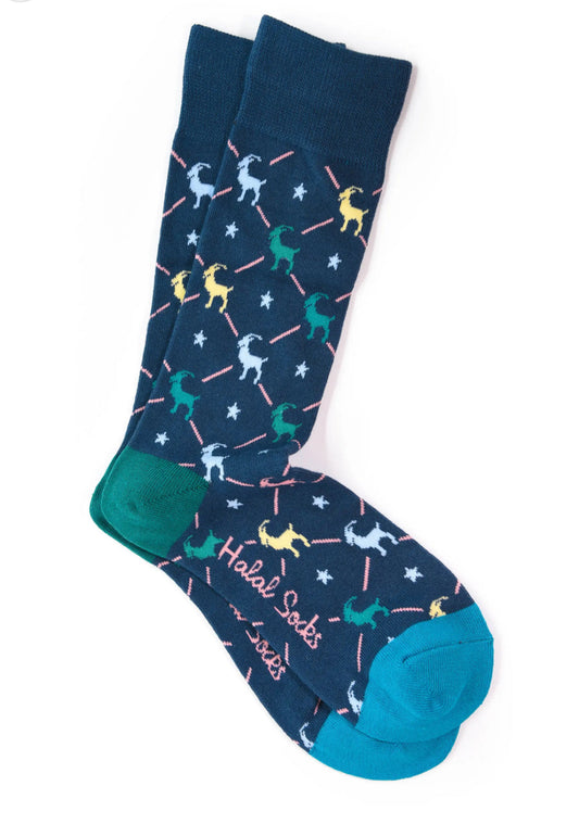 G.O.A.T Greatest of All Time Adult Crew Socks | Halal Socks