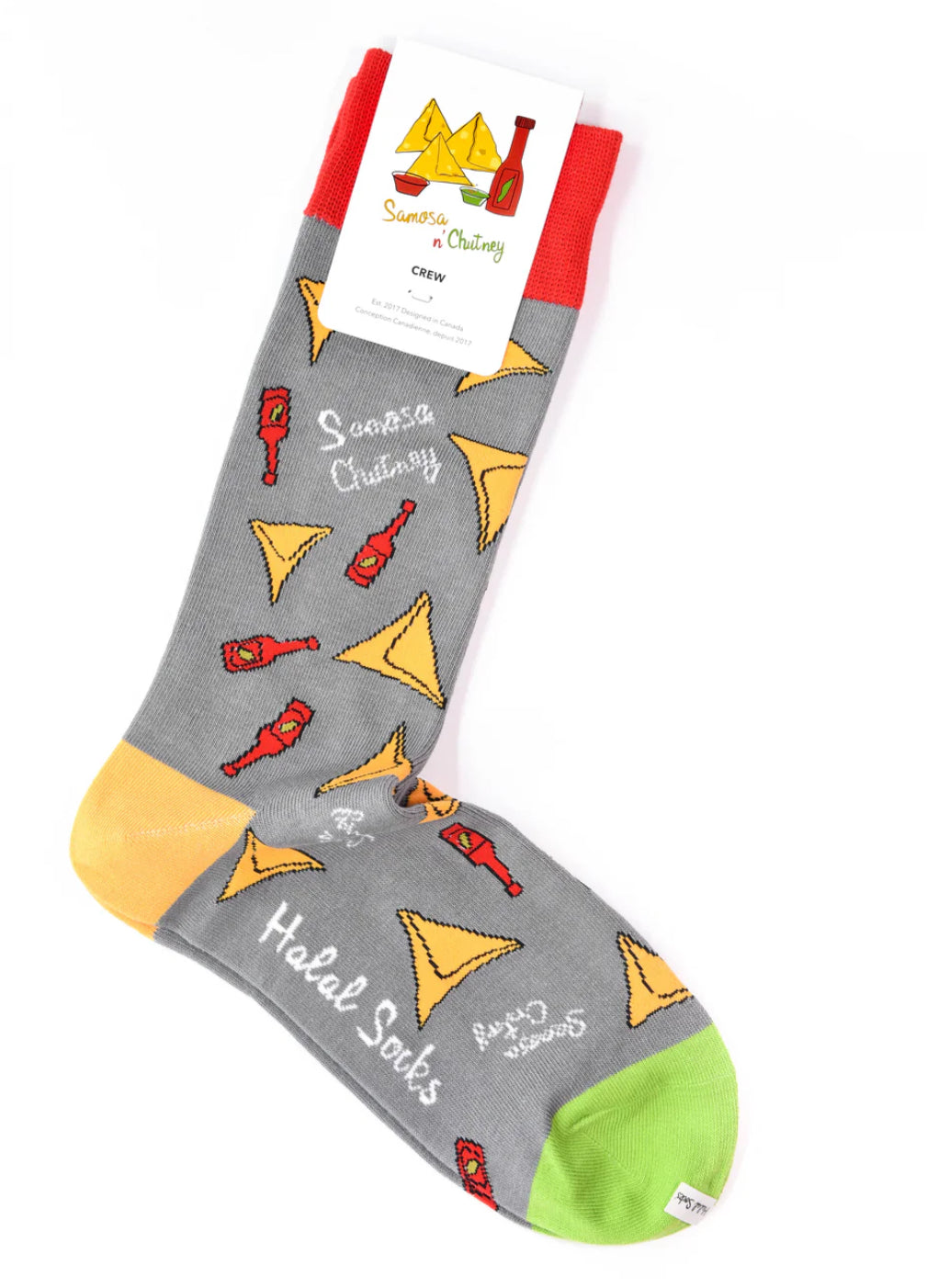 Samosa N’ Chutney Crew Socks | Halal Socks