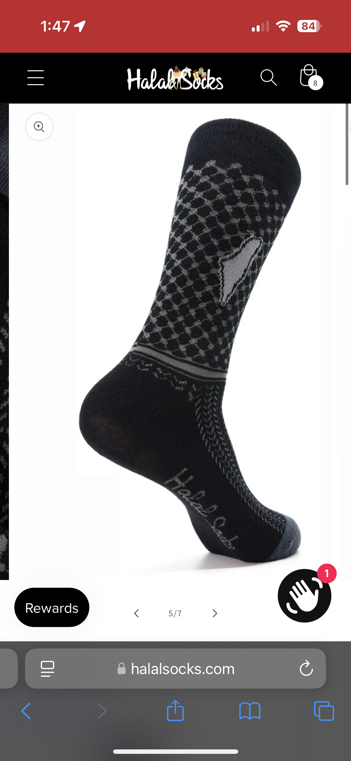 Palestine Crew Socks | Halal Socks