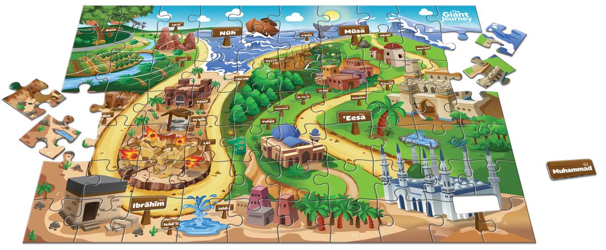 The Giant Journey | Play the puzzle of the Prophets | Learning Roots