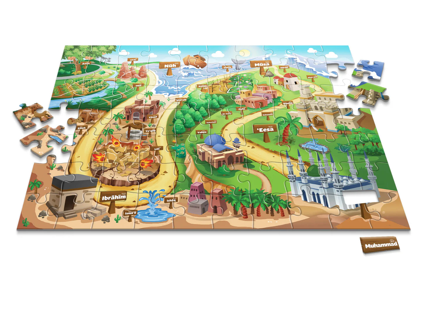 The Giant Journey | Play the puzzle of the Prophets | Learning Roots