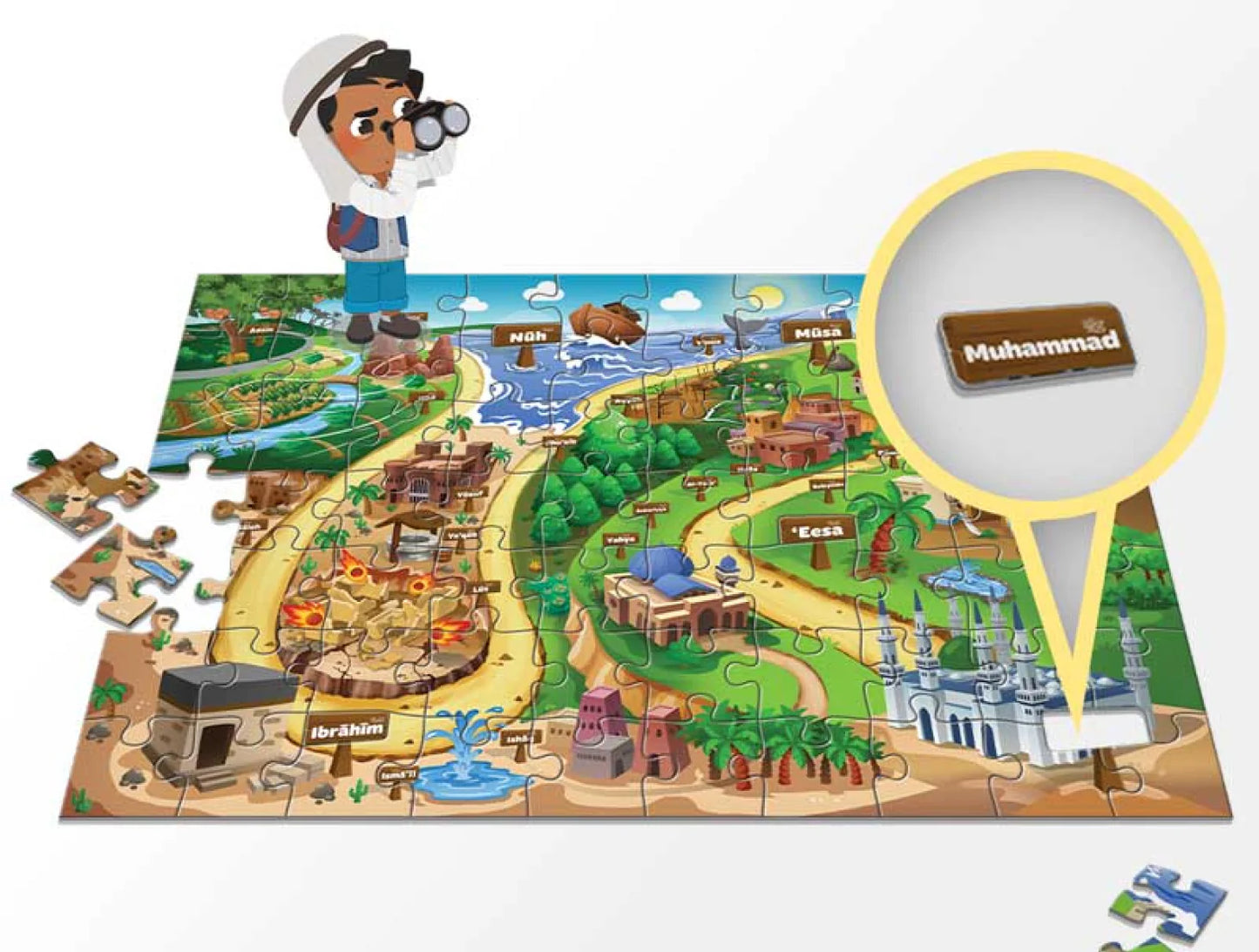 The Giant Journey | Play the puzzle of the Prophets | Learning Roots