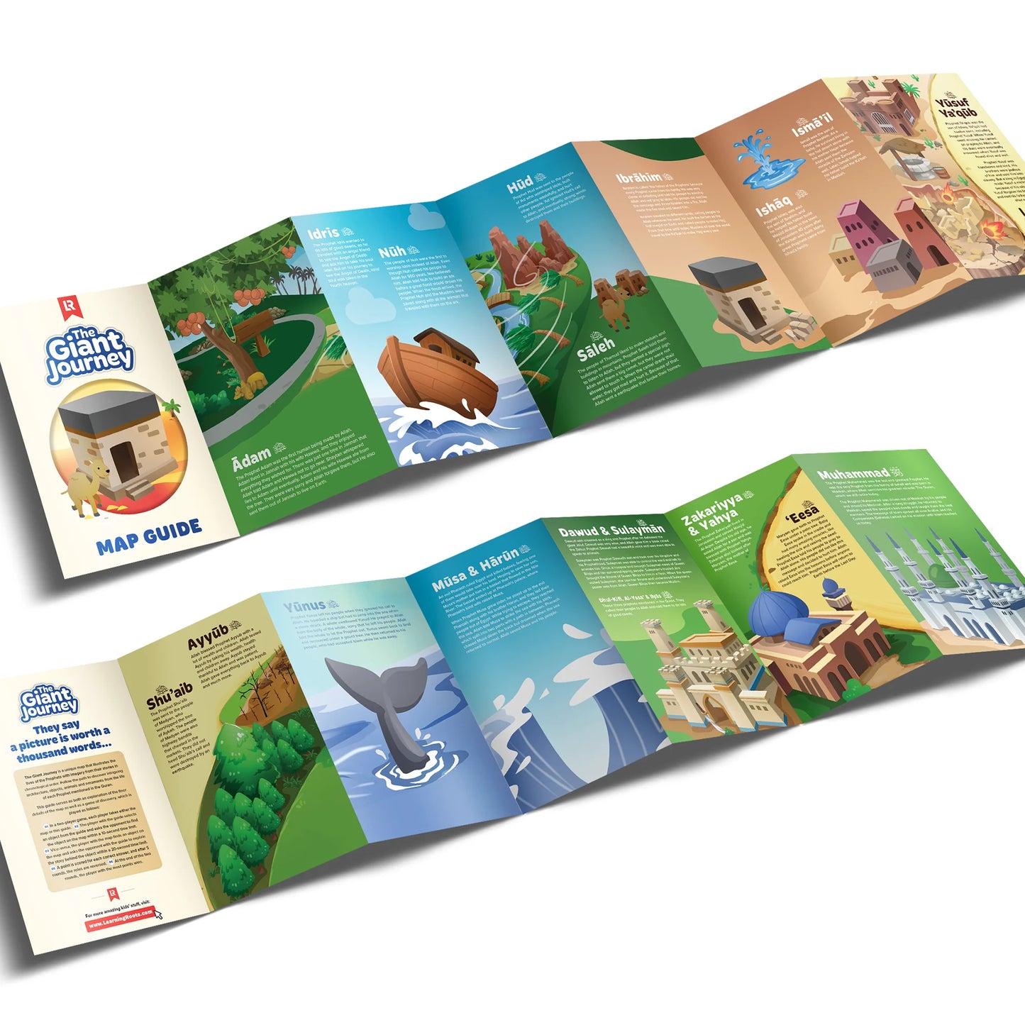 The Giant Journey | Play the puzzle of the Prophets | Learning Roots