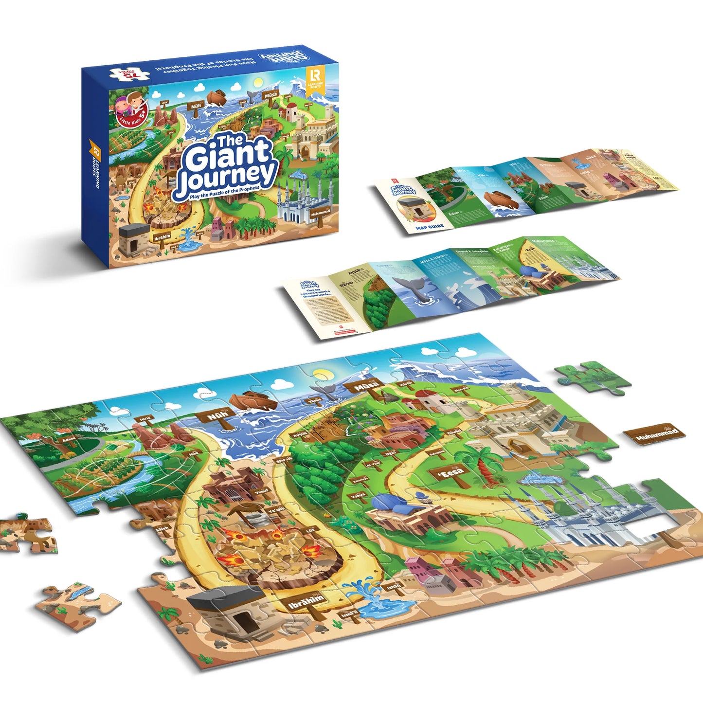The Giant Journey | Play the puzzle of the Prophets | Learning Roots