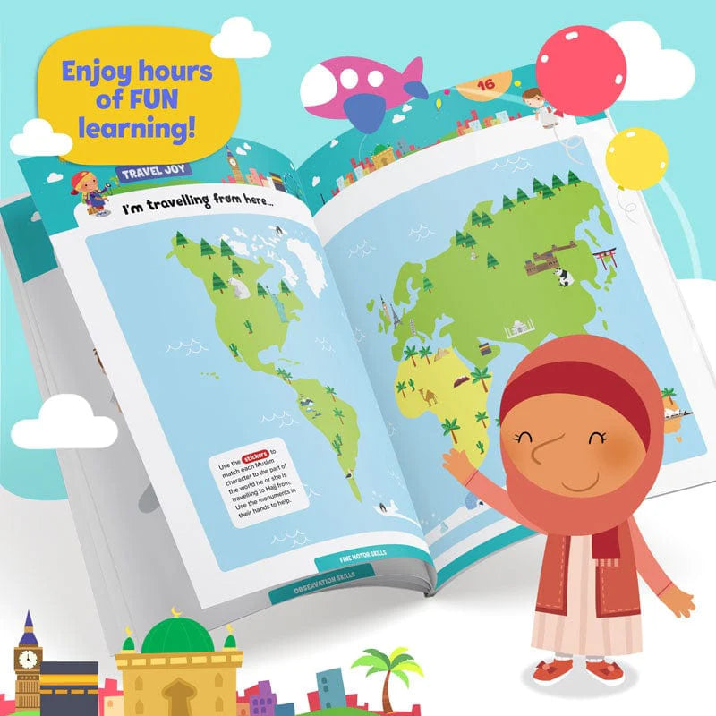 Hajj & Umrah Activity Book | Little Kids Kids 5+| Learning Roots