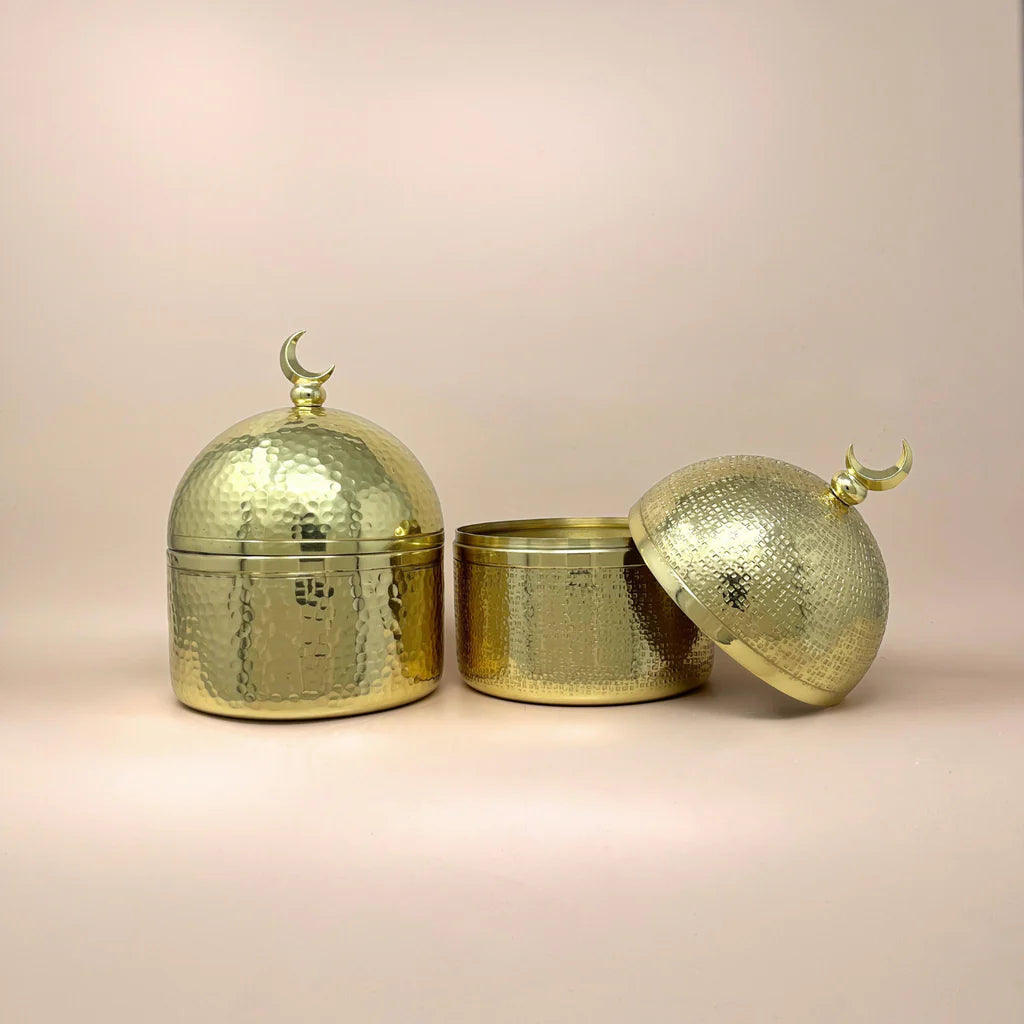Golden Moon Dome: Hammered Finish | Rasm