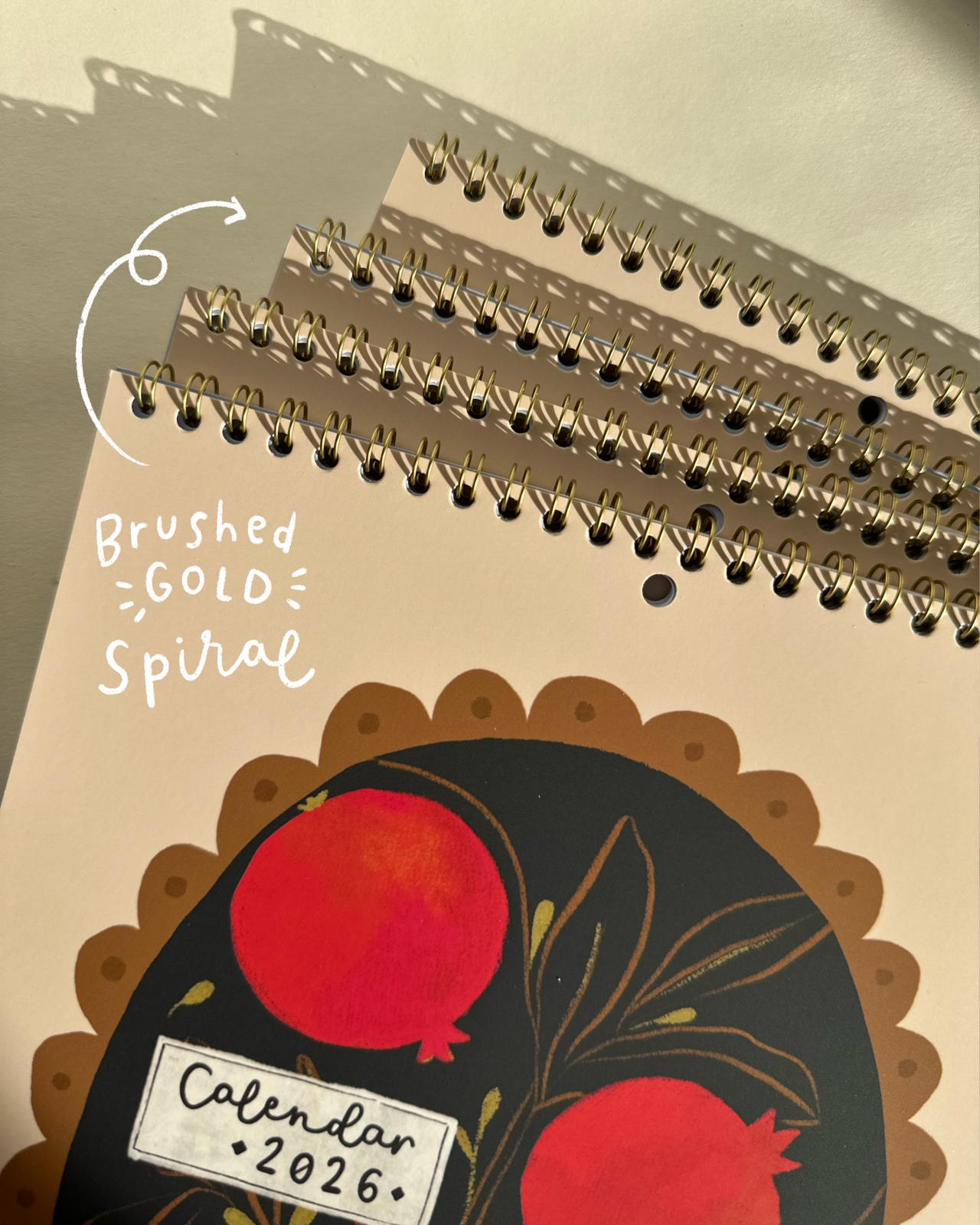 2026 Desktop Calendar by The Lettered Inkling