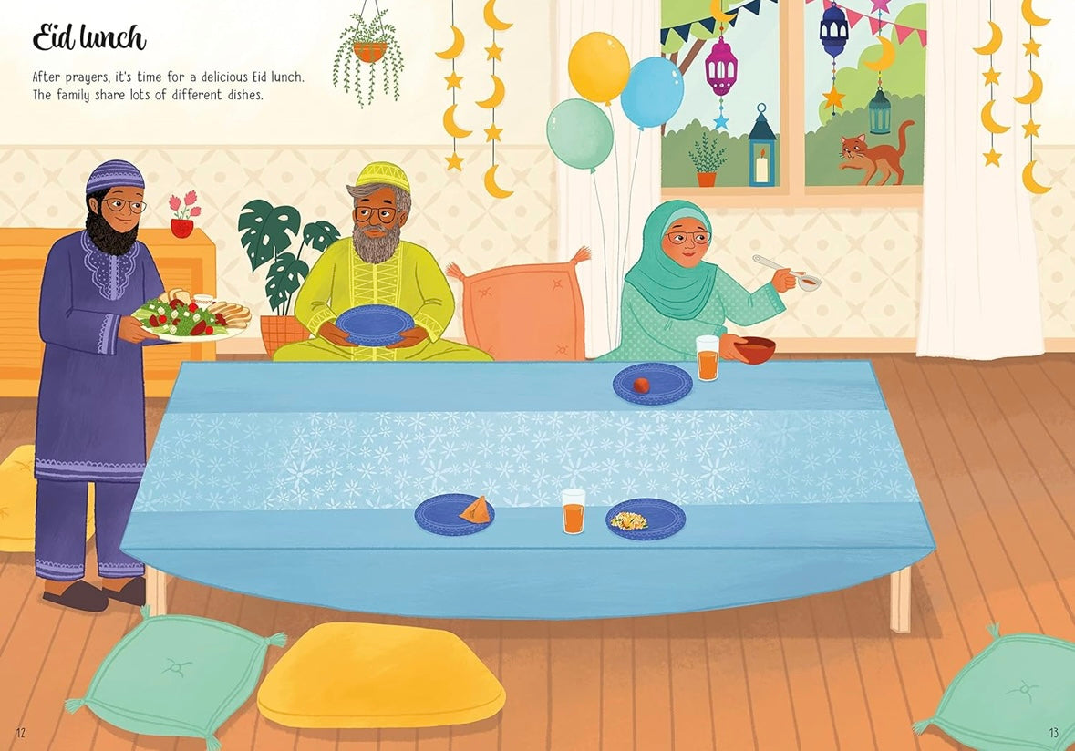 Usborne little first stickers Eid Ramadan love Lyla books kids books Ottawa Canada