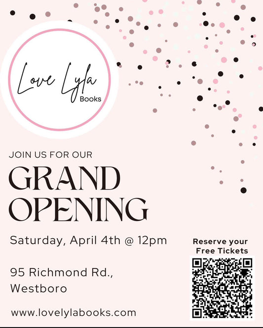 Love lyla Books Bookstore Grand Opening Westboro Ottawa
