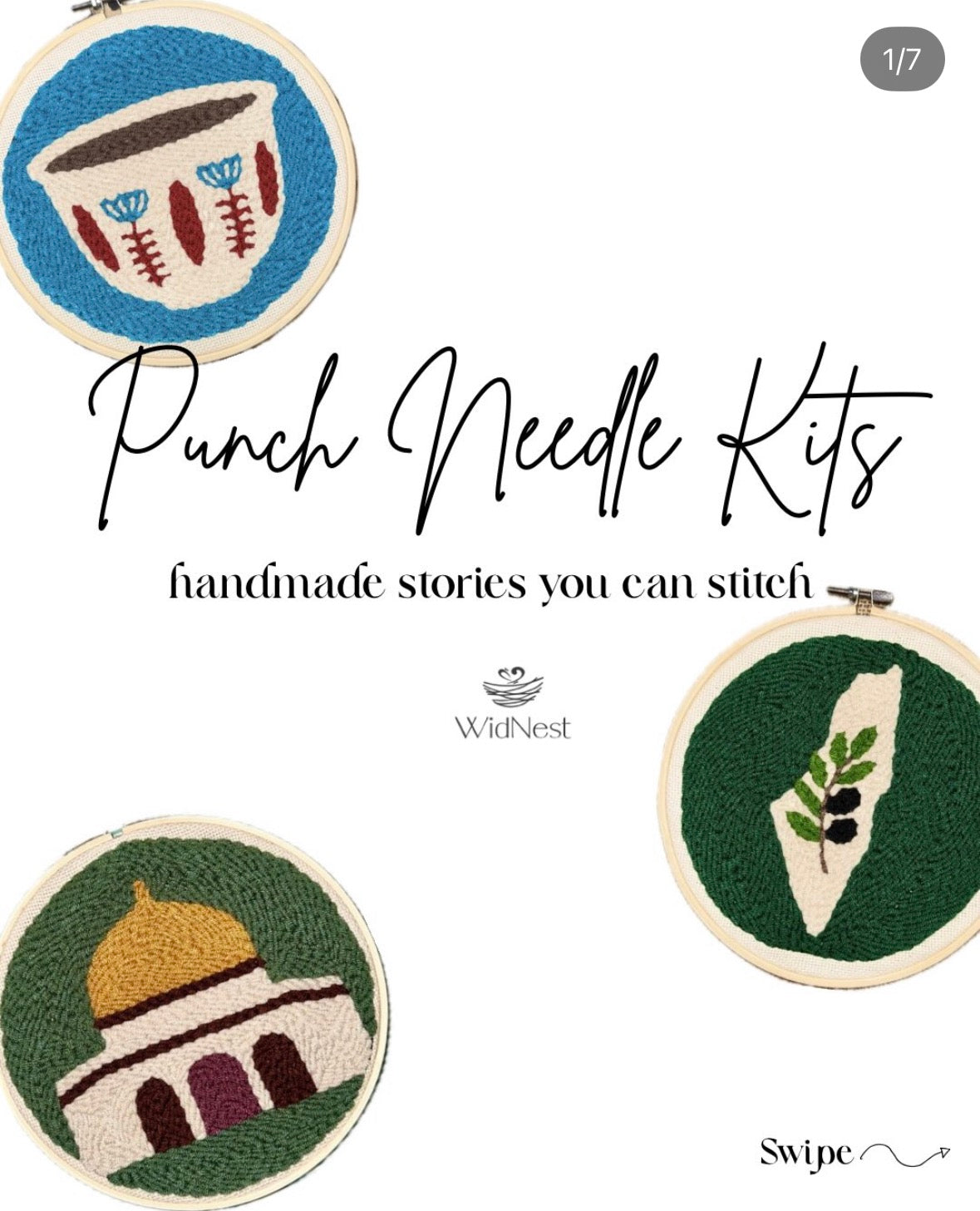 Al-Aqsa Design | Punch Needle Kit