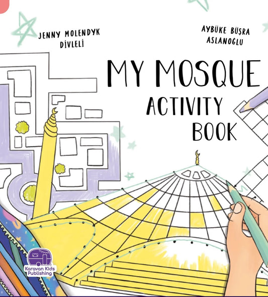 My mosque activity books Islamic Islam colouring coloring 