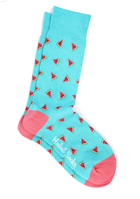 Watermelon (Light) Crew Socks | Halal Socks