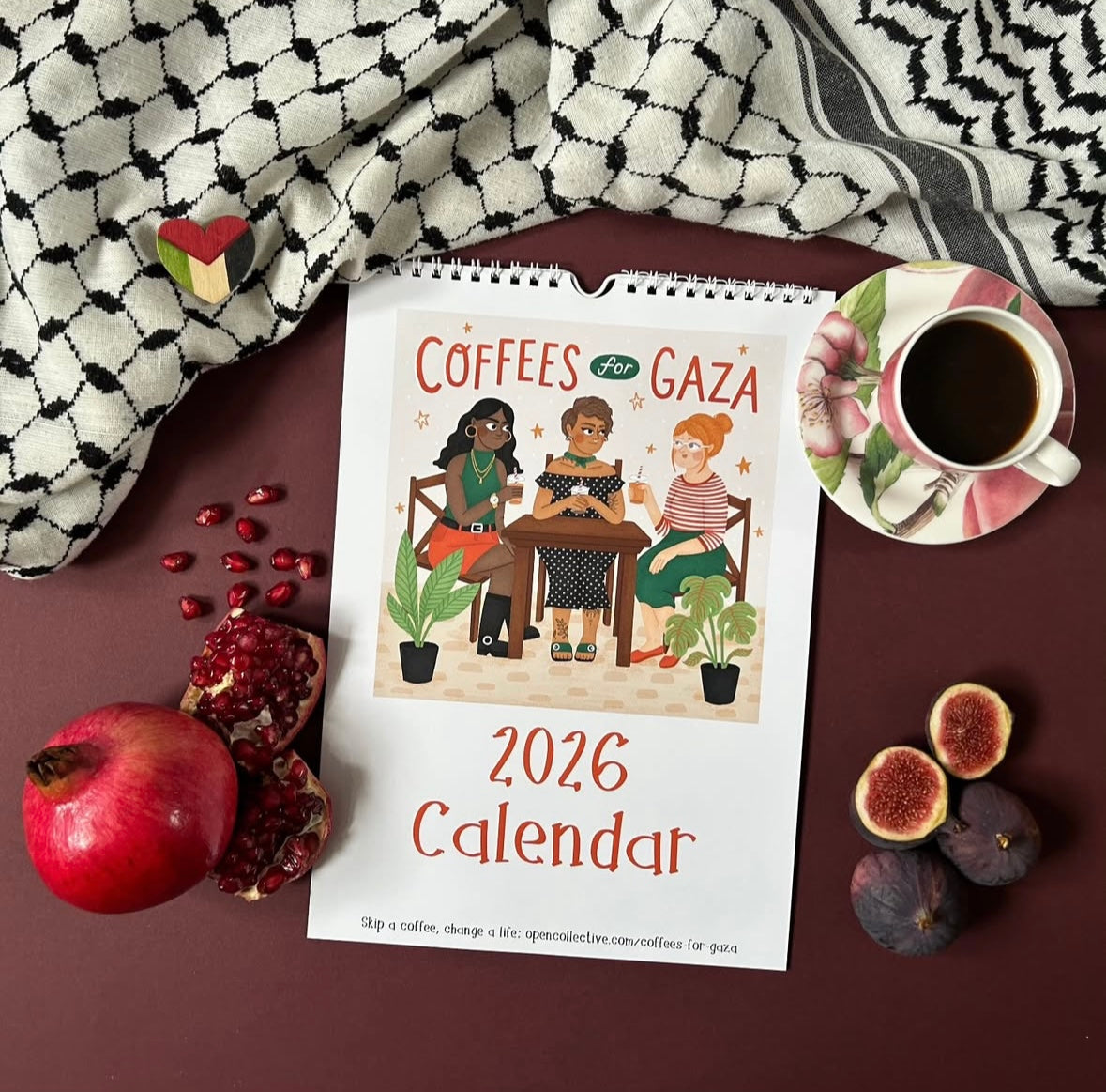 Coffees for Gaza 2026 Calendar | Palestine
