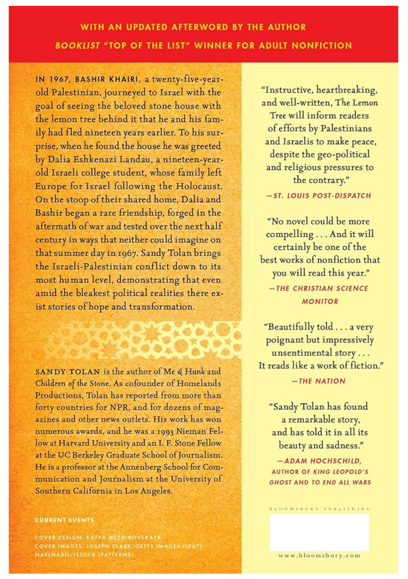 The Lemon Tree | Sandy Tolan
