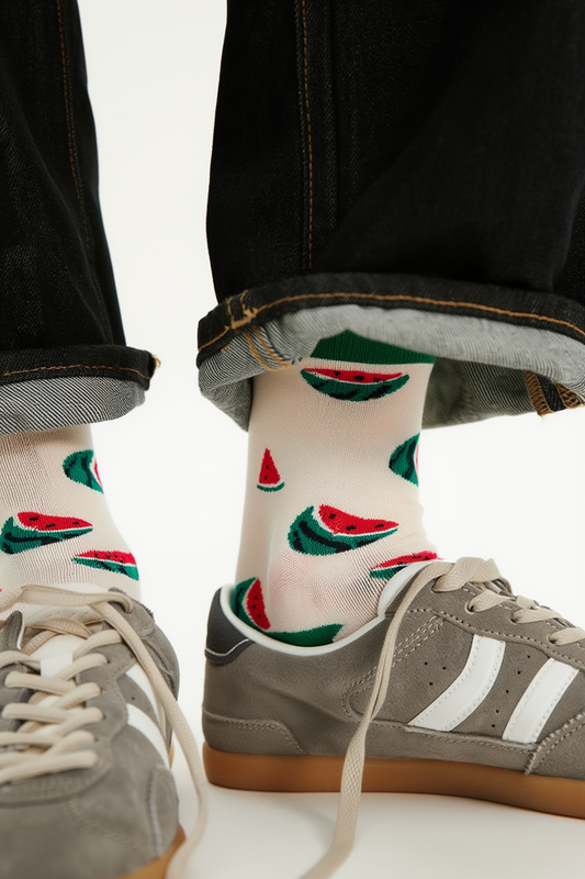 Watermelon Palestine Adult Socks | Pink Lion Socks