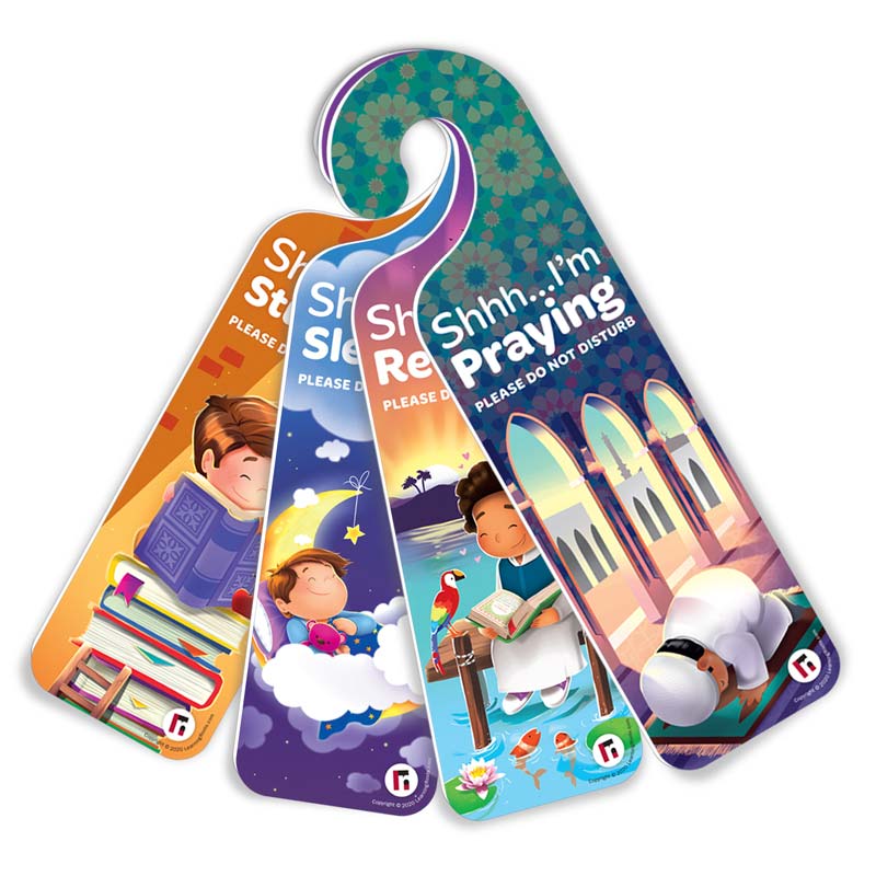Quiet Please! Pack of 4 Do Not Disturb Signs | Learning Roots