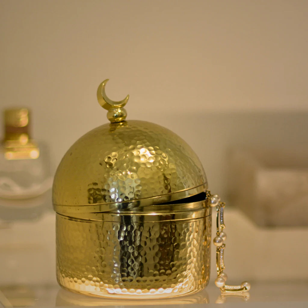 Golden Moon Dome: Hammered Finish | Rasm