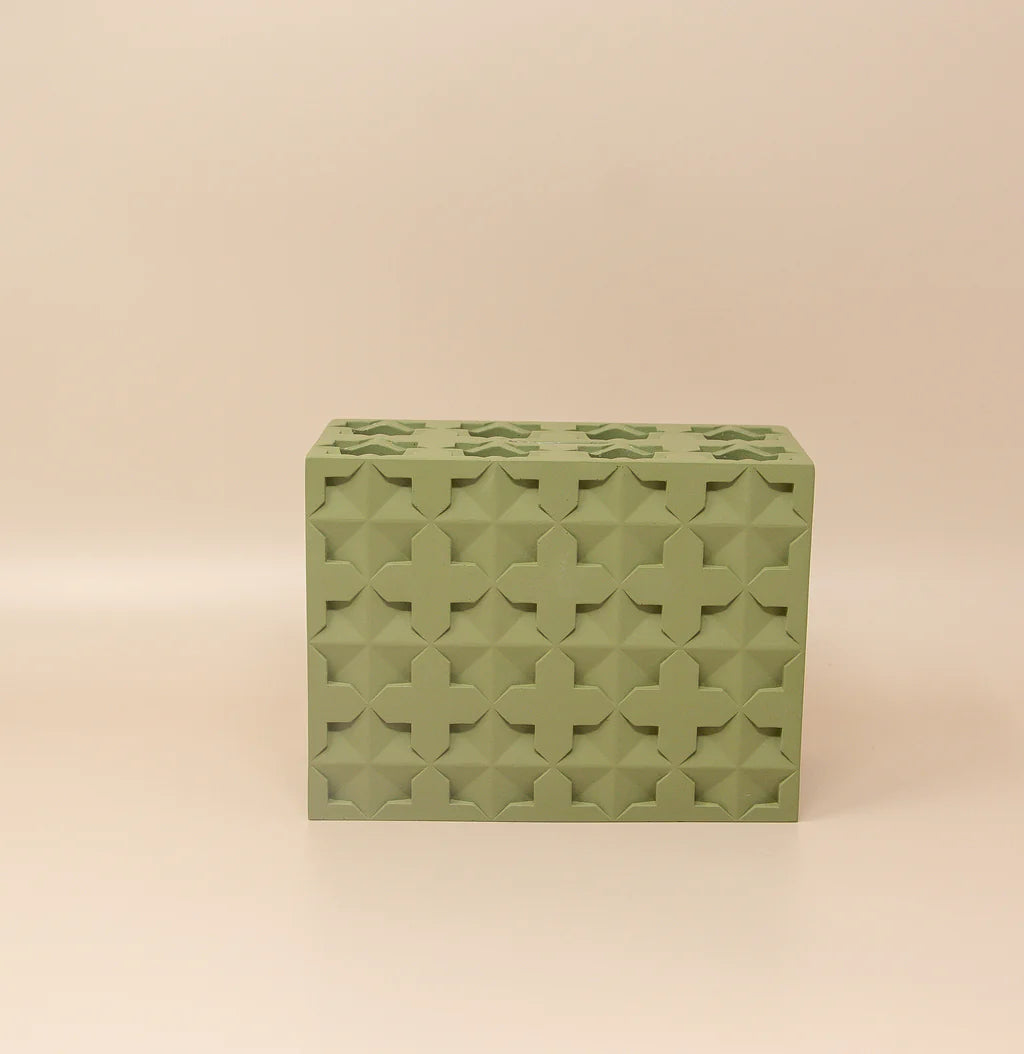 ISLAMIC GEOMETRIC BASE/CANDLE HOLDER - RECTANGLE | Rasm