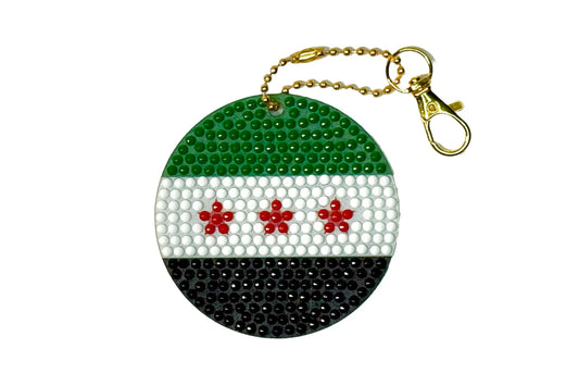 free-syria-flag-acrylic-keychain-diamond-art-kit-kandeely