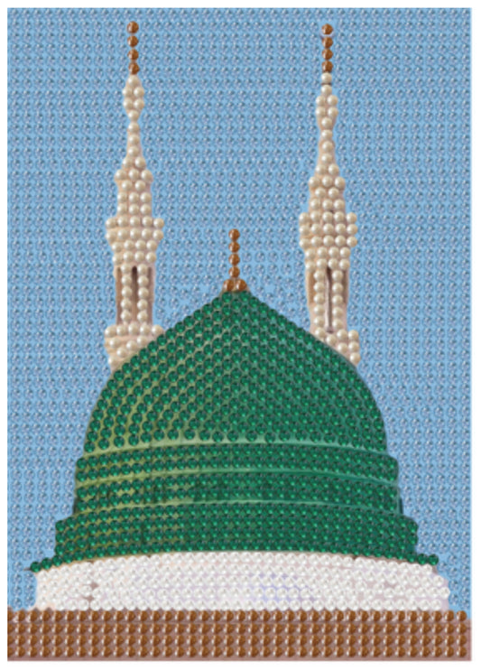 masjid-an-nabawi-5x7-inch-canvas-diamond-paint-by-number-kit