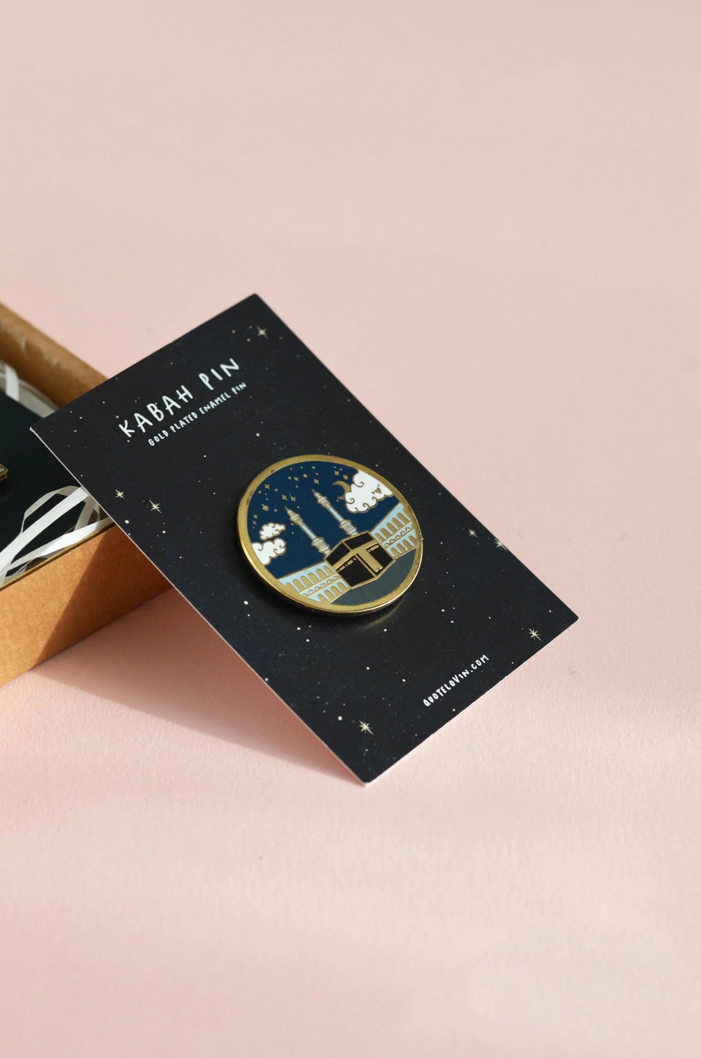 Kabah Pin | Gold Plated Enamel Pin | Quote Lovin’